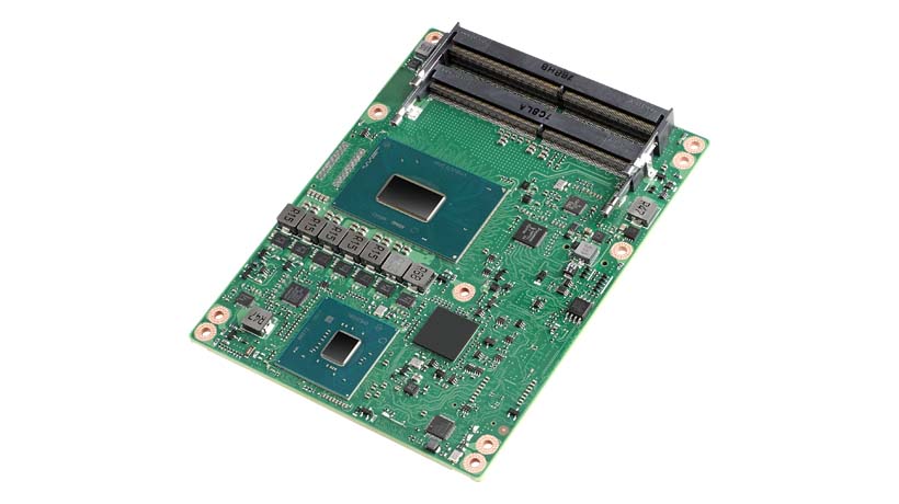 9th/8thGen Intel<sup>®</sup> Xeon<sup>®</sup>/Core™ Processors SOM-5899RC3C-S6A1 COM Express Basic Module Type 6,Dual channel DDR4